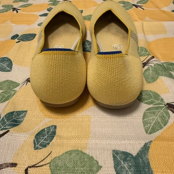 Rothy's Yellow Knit Loafers Casual Comfort - Picture 3 of 5